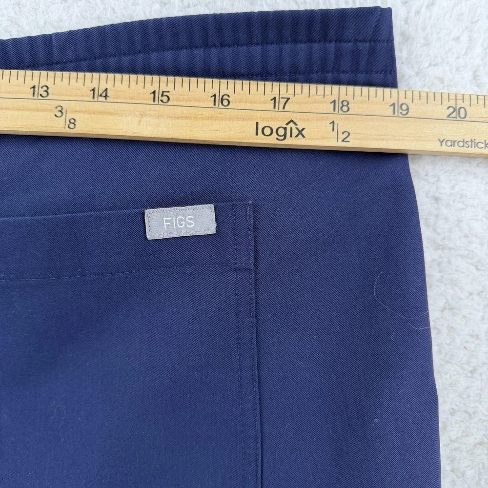 FIGS Technical Collection Pants Mens Medium Tall MT Blue Cargo Scrub TW2000T